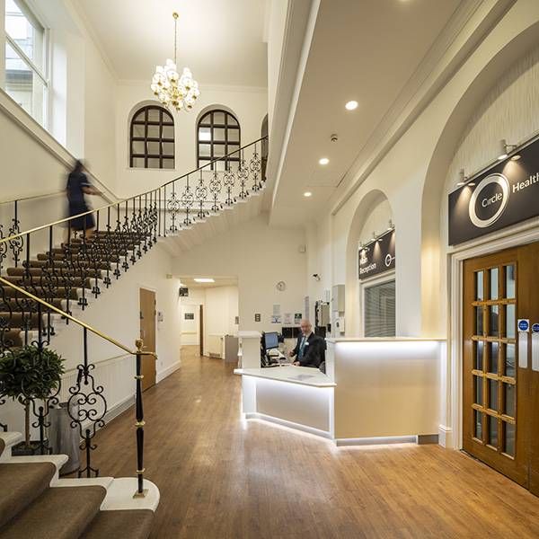 Interior of Circle Health Thornbury, Dr Din's Sheffield outpatient base